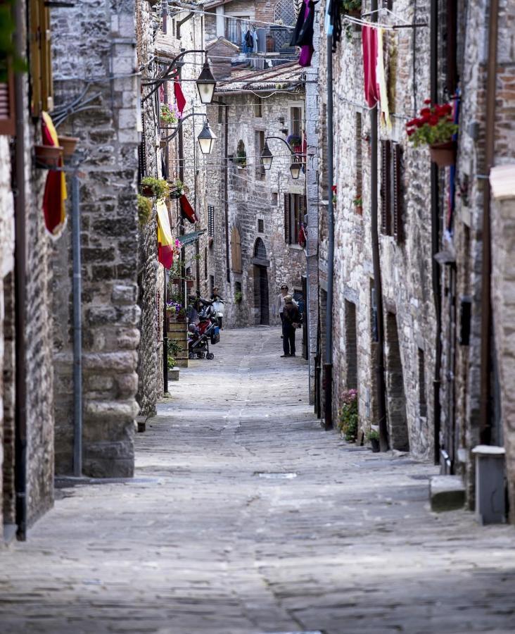 Casa La Rosa Apartman Gubbio Kültér fotó