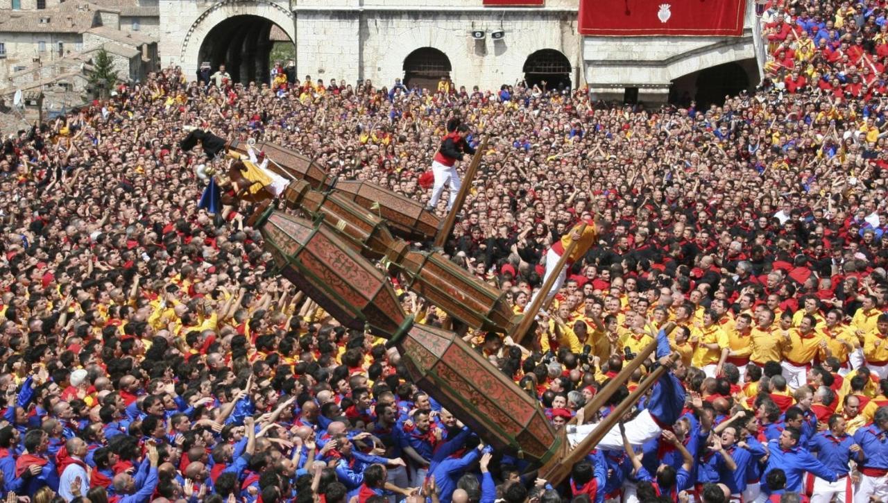 Casa La Rosa Apartman Gubbio Kültér fotó
