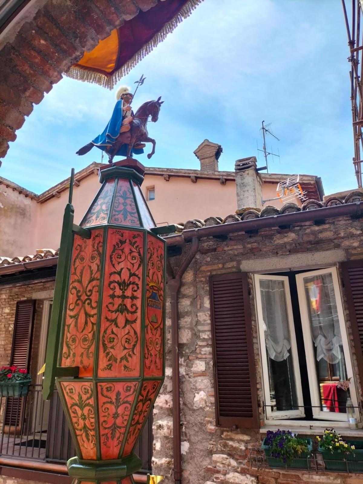 Casa La Rosa Apartman Gubbio Kültér fotó